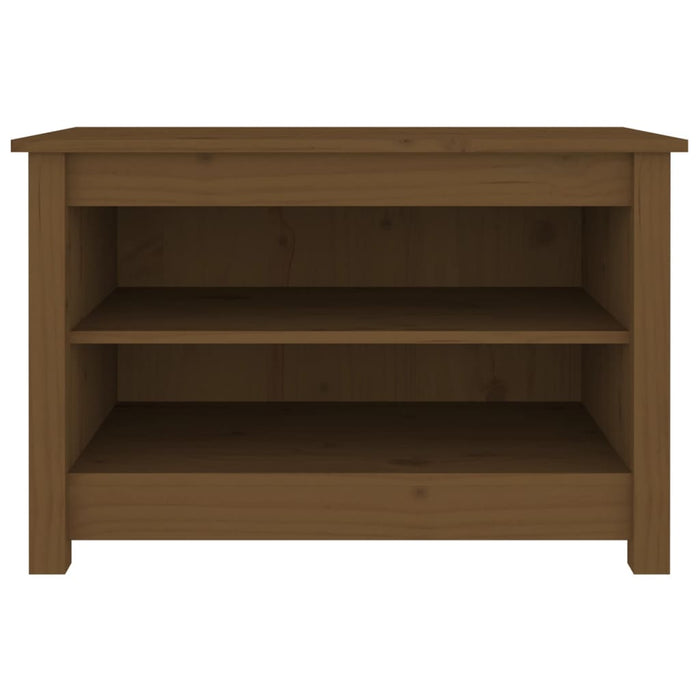 Bancă pentru pantofi, maro miere, 70x38x45,5 cm, lemn masiv pin - WALTI WALTI