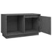 Comodă TV, gri, 74x35x44 cm, lemn masiv de pin - WALTI WALTI