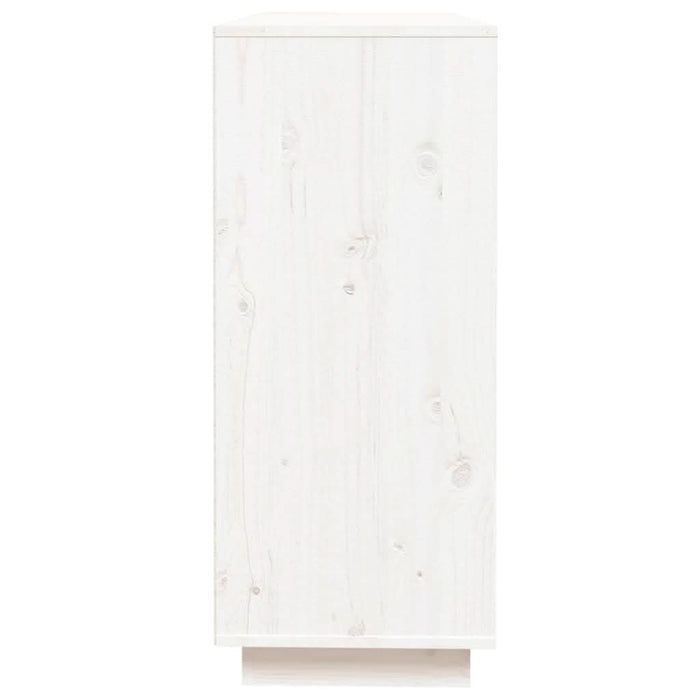 Servantă, alb, 110,5x35x80 cm, lemn masiv de pin - WALTI WALTI