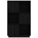 Dulap înalt, negru, 74x35x117 cm, lemn masiv de pin - WALTI WALTI