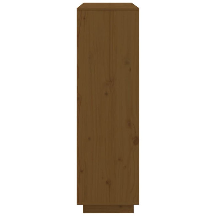 Dulap înalt, maro miere, 110,5x35x117 cm, lemn masiv de pin - WALTI WALTI