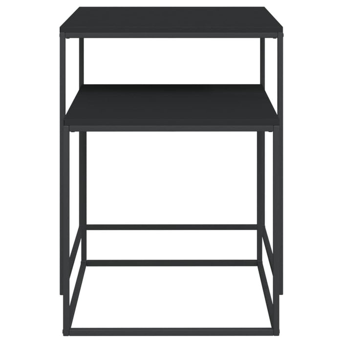 Set măsuțe de cafea, 2 buc., lemn prelucrat și metal - WALTI WALTI