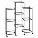 Suport pentru flori cu roți, 83x25x103,5 cm, negru, fier - WALTI WALTI