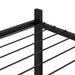 Suport pentru flori cu roți, 83x25x103,5 cm, negru, fier - WALTI WALTI