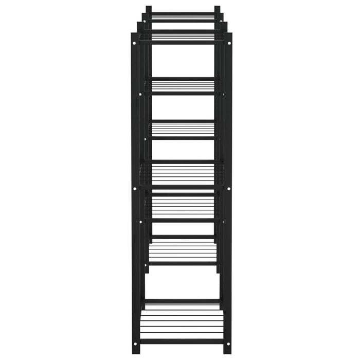 Suport pentru flori, 83x25x80 cm, negru, fier - WALTI WALTI