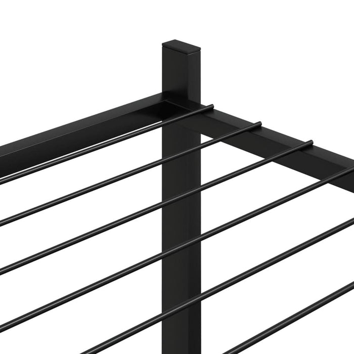 Suport pentru flori, 83x25x80 cm, negru, fier - WALTI WALTI