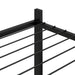 Suport pentru flori cu roți, 83x25x83,5 cm, negru, fier - WALTI WALTI