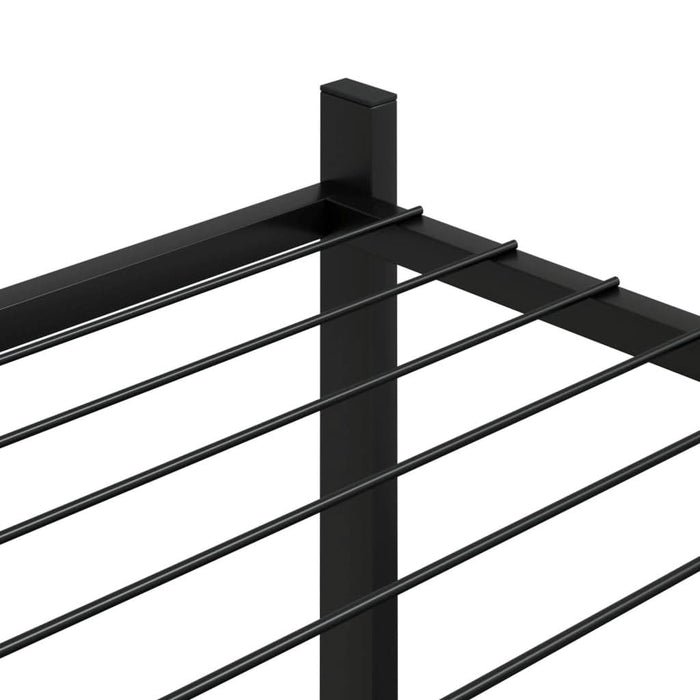 Suport pentru flori, 83x25x80 cm, negru, fier - WALTI WALTI