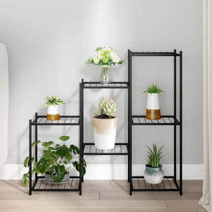 Suport pentru flori, 83x25x80 cm, negru, fier - WALTI WALTI