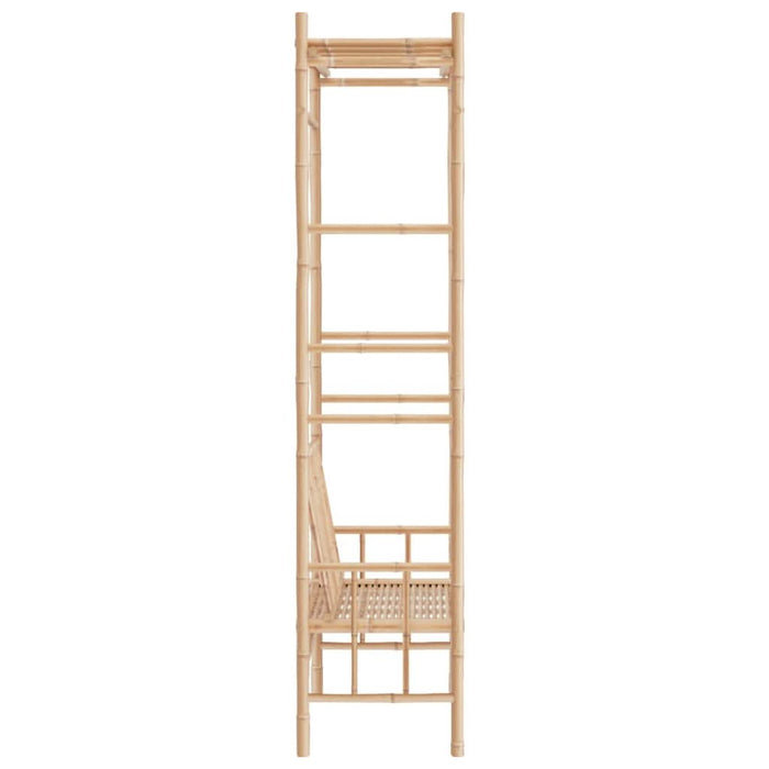 Bancă de grădină cu pergolă, 116 cm, bambus - WALTI WALTI