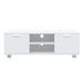 Comodă TV, alb, 120x40,5x35 cm, lemn prelucrat - WALTI WALTI