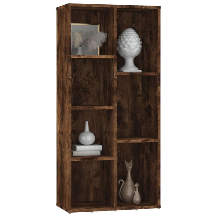 Bibliotecă, stejar fumuriu, 50x25x106 cm - WALTI WALTI
