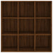 Bibliotecă, stejar maro, 98x30x98 cm - WALTI WALTI