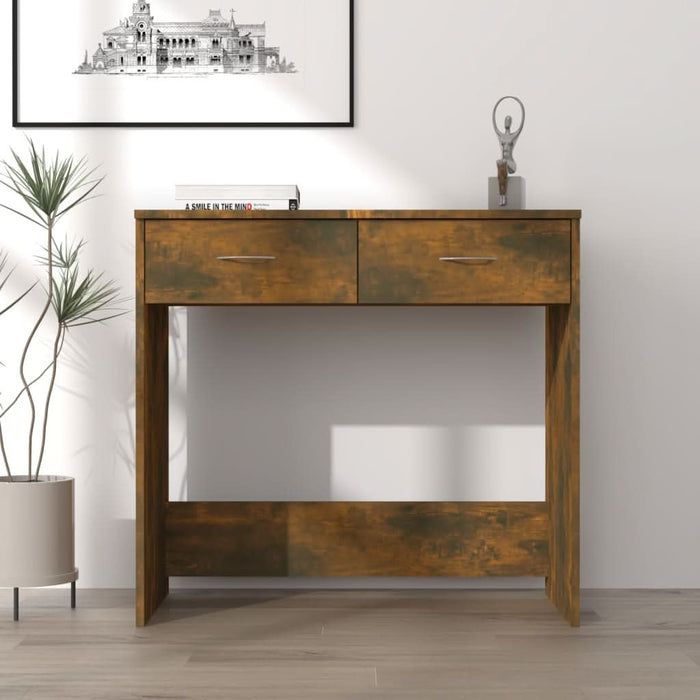 Birou, stejar fumuriu, 80x40x75 cm, lemn prelucrat - WALTI WALTI