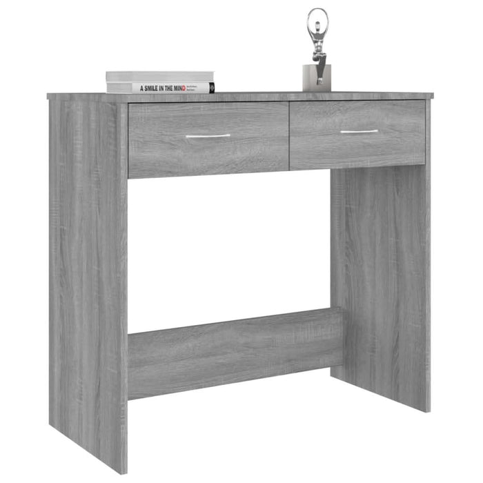 Birou, gri sonoma, 80x40x75 cm, lemn prelucrat - WALTI WALTI