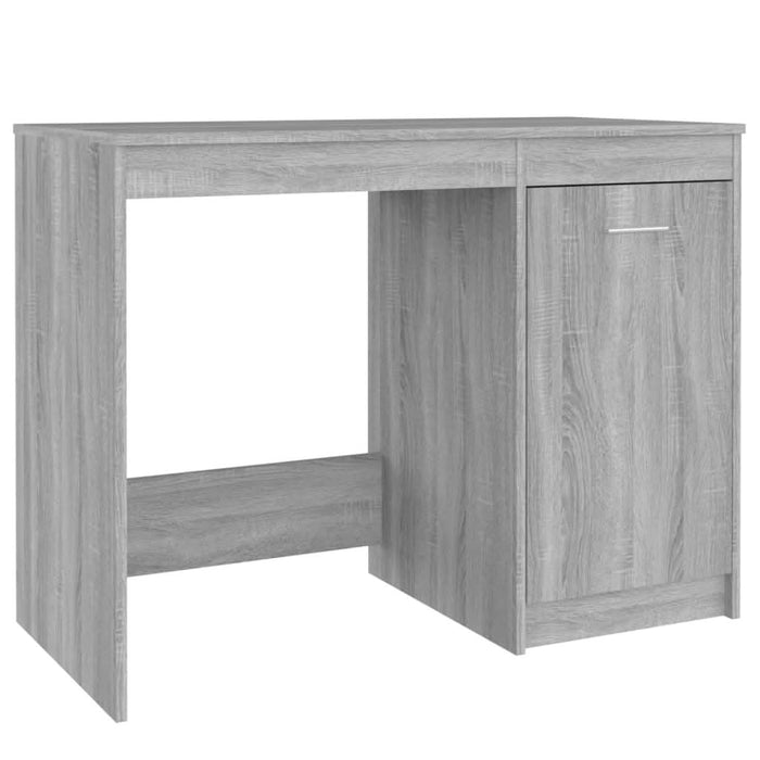 Birou, gri sonoma, 100x50x76 cm, lemn prelucrat - WALTI WALTI
