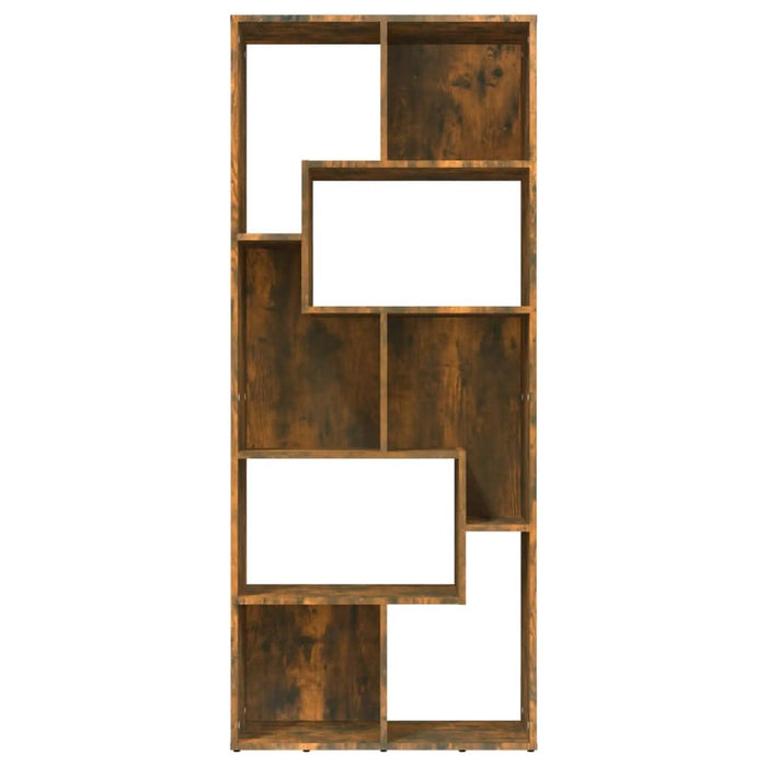 Bibliotecă, stejar fumuriu, 67x24x161 cm, lemn prelucrat - WALTI WALTI