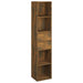 Bibliotecă, stejar fumuriu, 36x30x171 cm, lemn prelucrat - WALTI WALTI