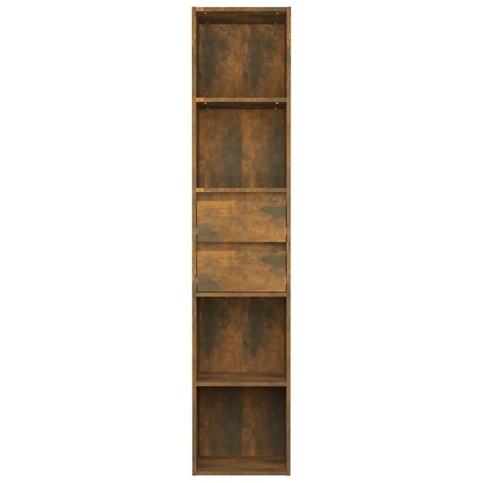 Bibliotecă, stejar fumuriu, 36x30x171 cm, lemn prelucrat - WALTI WALTI