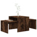 Set măsuță de cafea stejar fumuriu 100x48x40 cm lemn prelucrat - WALTI WALTI