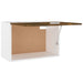 Dulap suspendat, stejar fumuriu, 60x31x40 cm, lemn prelucrat - WALTI WALTI
