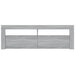Comodă TV cu lumini LED, gri sonoma, 120x35x40 cm - WALTI WALTI