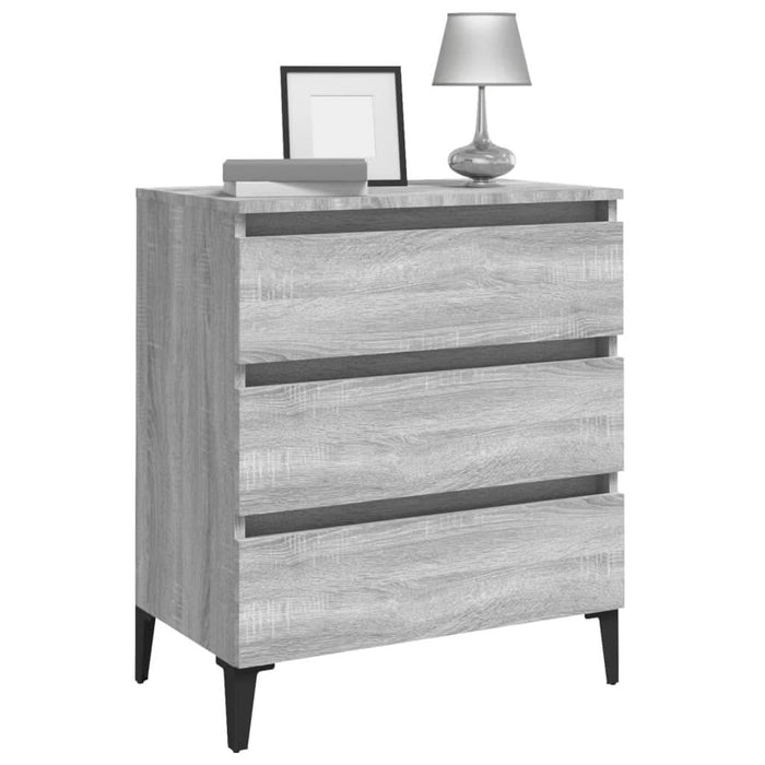 vidaXL Servantă, sonoma gri, 60x35x69 cm, lemn compozit - WALTI WALTI