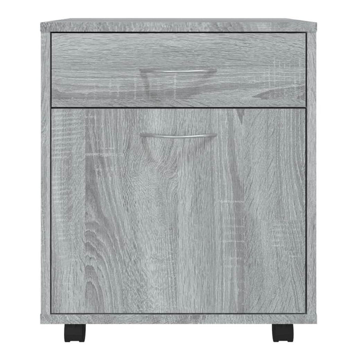 Dulap cu roți, gri sonoma, 45x38x54 cm, lemn prelucrat - WALTI WALTI