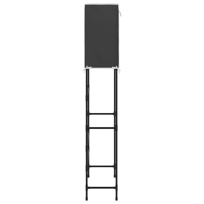 Raft de mașină de spălat 2 polițe negru 71x29,5x170,5 cm fier - WALTI WALTI