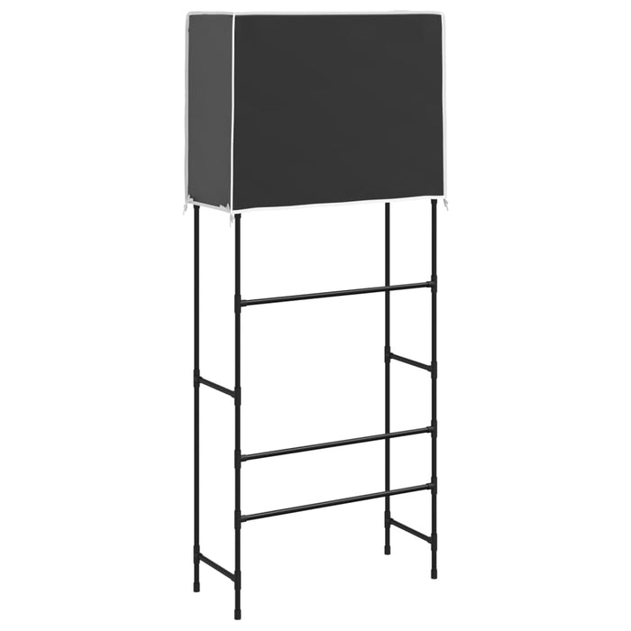 Raft de mașină de spălat 2 polițe negru 71x29,5x170,5 cm fier - WALTI WALTI