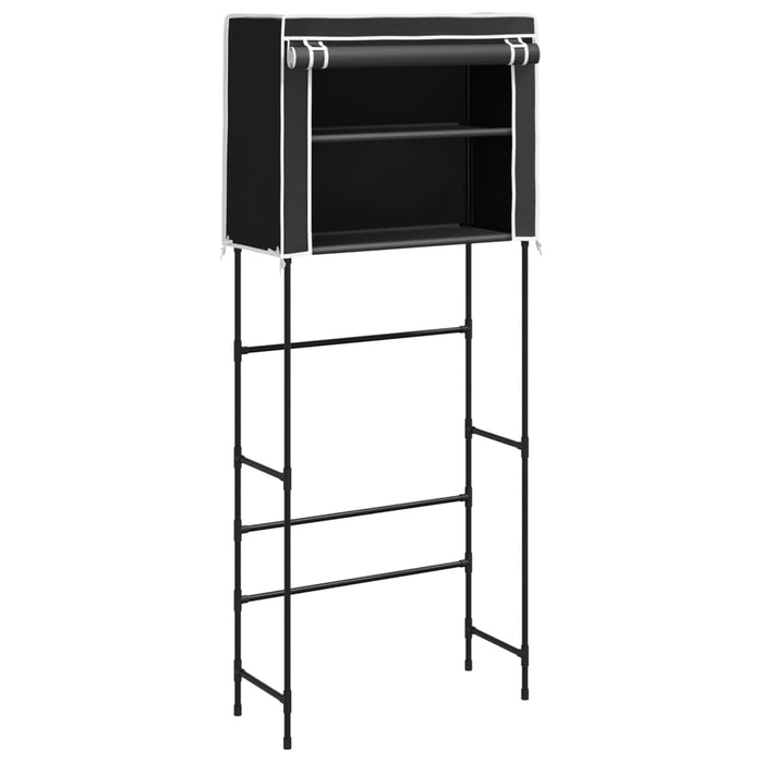 Raft de mașină de spălat 2 polițe negru 71x29,5x170,5 cm fier - WALTI WALTI