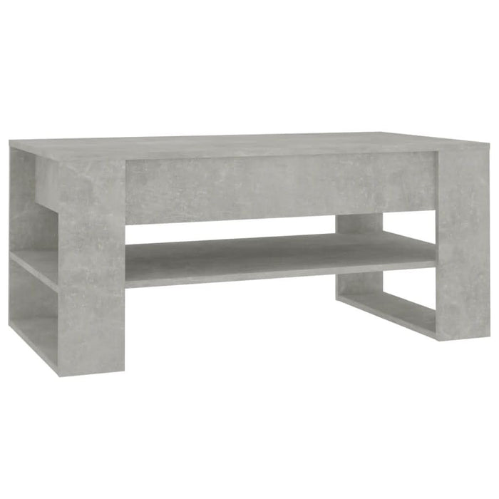 Măsuță de cafea, gri beton, 102x55x45 cm, lemn prelucrat - WALTI WALTI