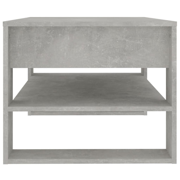 Măsuță de cafea, gri beton, 102x55x45 cm, lemn prelucrat - WALTI WALTI