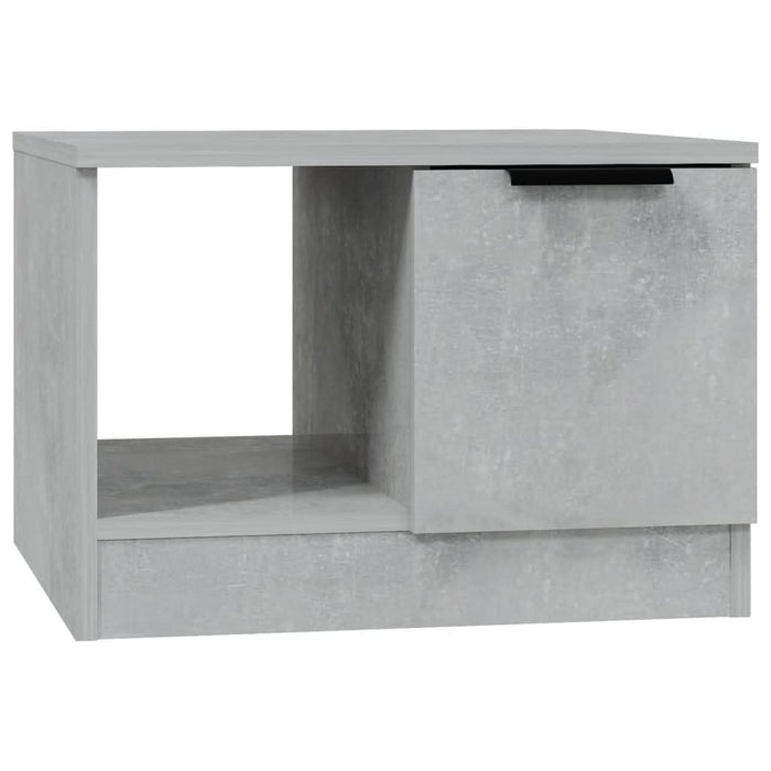 Măsuță de cafea, gri beton, 50x50x36 cm, lemn prelucrat - WALTI WALTI