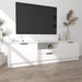 Comodă TV, alb, 140x35x40 cm, lemn prelucrat - WALTI WALTI
