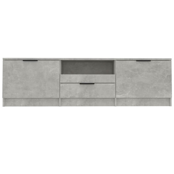 Comodă TV, gri beton, 140x35x40 cm, lemn prelucrat - WALTI WALTI