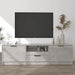 Comodă TV, gri beton, 140x35x40 cm, lemn prelucrat - WALTI WALTI