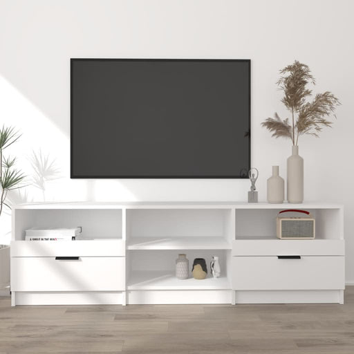 Comodă TV, alb, 150x33,5x45 cm, lemn prelucrat - WALTI WALTI
