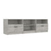 Comodă TV, gri beton, 150x33,5x45 cm, lemn prelucrat - WALTI WALTI