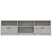 Comodă TV, gri beton, 150x33,5x45 cm, lemn prelucrat - WALTI WALTI