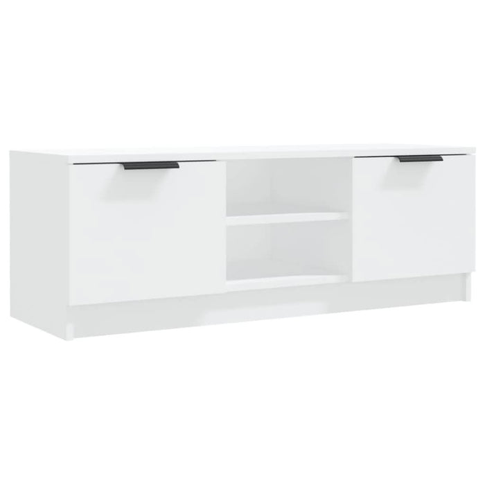 Comodă TV, alb, 102x35x36,5 cm, lemn prelucrat - WALTI WALTI