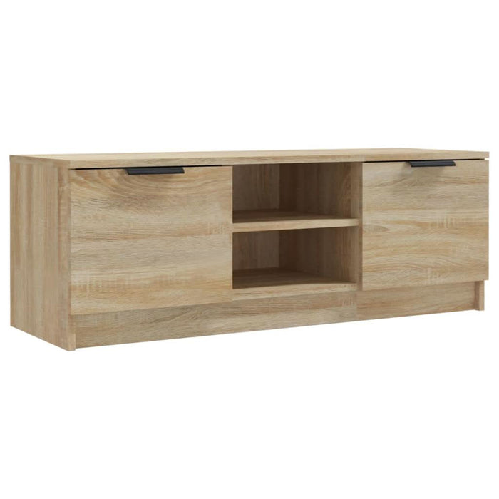 Comodă TV, stejar sonoma, 102x35x36,5 cm, lemn prelucrat - WALTI WALTI