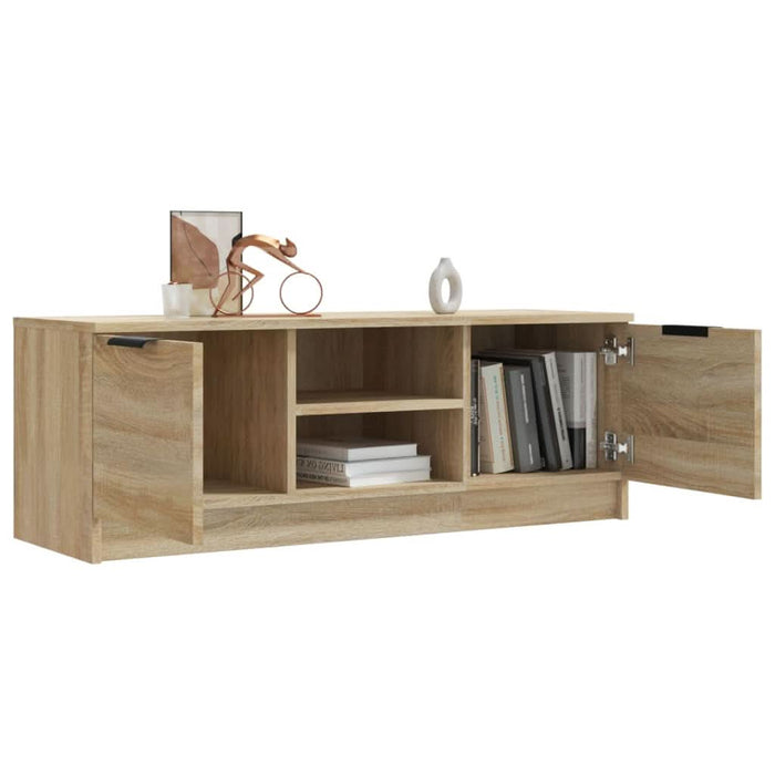 Comodă TV, stejar sonoma, 102x35x36,5 cm, lemn prelucrat - WALTI WALTI