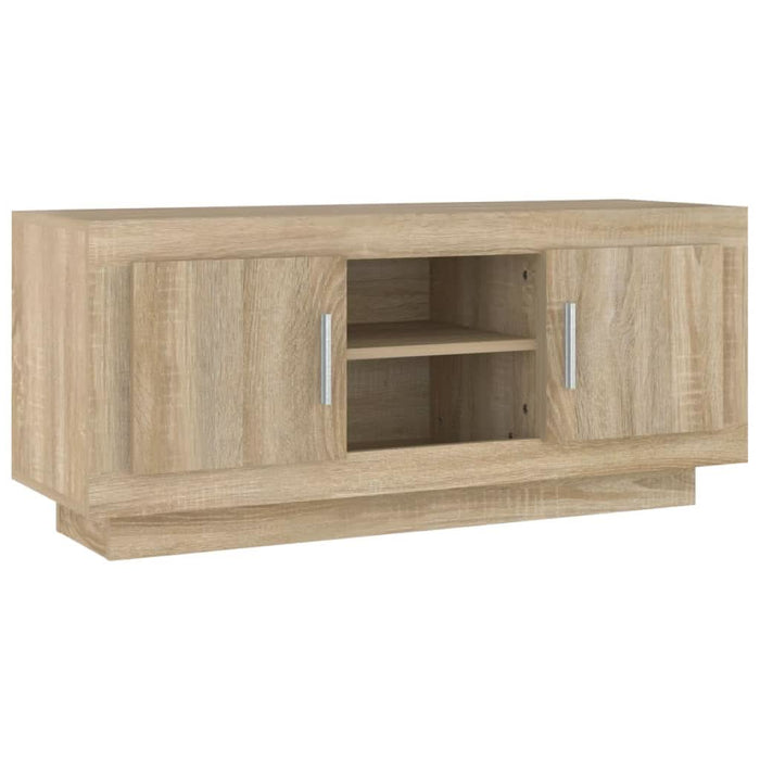 Comodă TV, stejar sonoma, 102x35x45 cm, lemn prelucrat - WALTI WALTI
