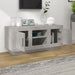 Comodă TV, gri beton, 102x35x45 cm, lemn prelucrat - WALTI WALTI