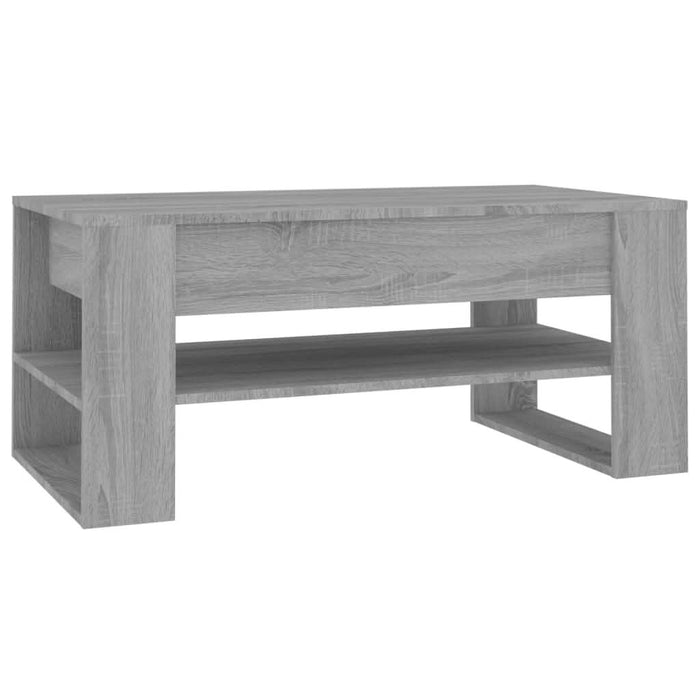 Măsuță de cafea, gri sonoma, 102x55x45 cm, lemn prelucrat - WALTI WALTI