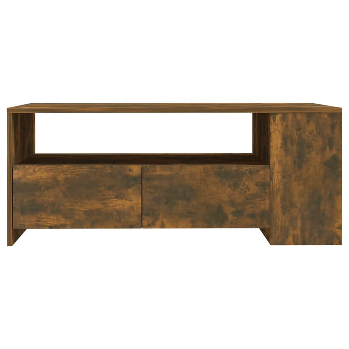 Măsuță de cafea, stejar fumuriu, 102x55x42 cm, lemn prelucrat - WALTI WALTI