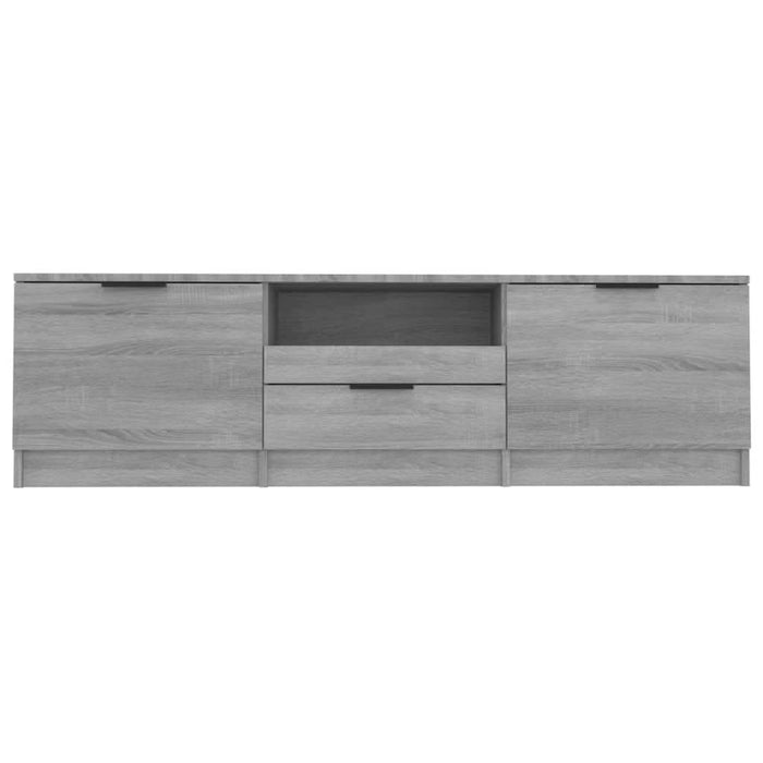 Comodă TV, sonoma gri, 140x35x40 cm, lemn prelucrat - WALTI WALTI