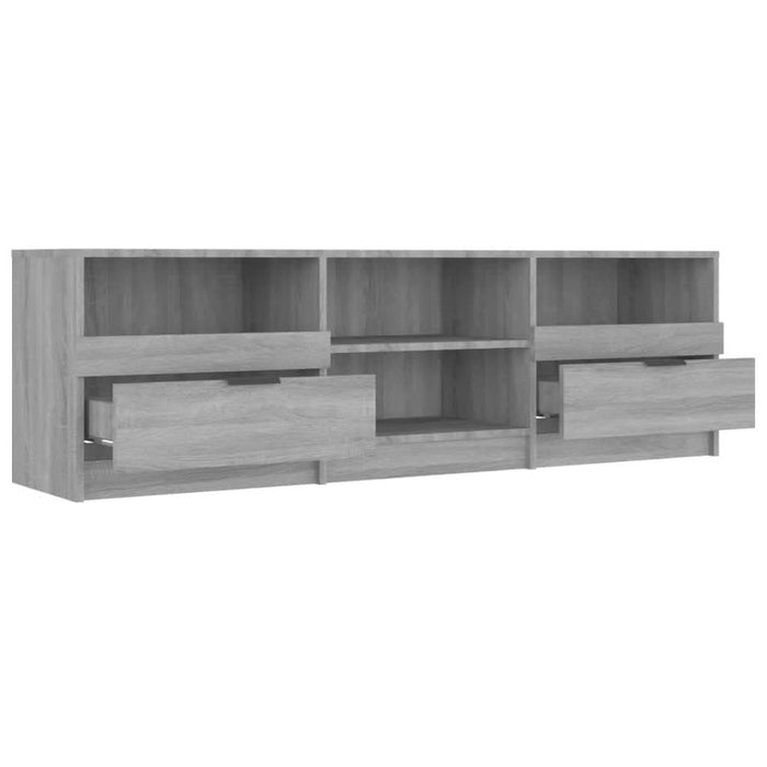 Comodă TV, sonoma gri, 150x33,5x45 cm, lemn prelucrat - WALTI WALTI