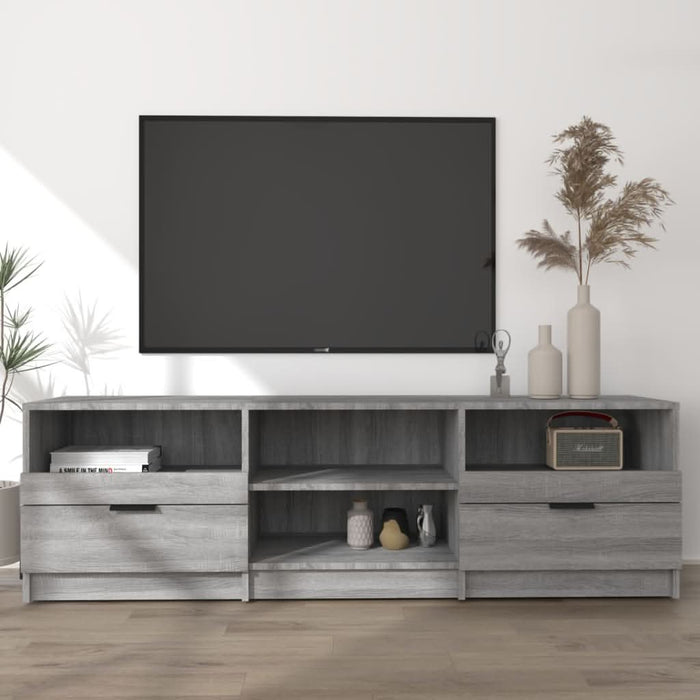 Comodă TV, sonoma gri, 150x33,5x45 cm, lemn prelucrat - WALTI WALTI
